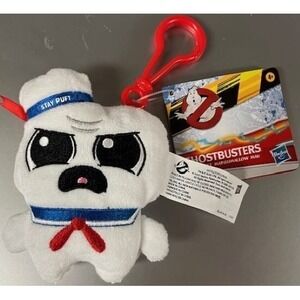 Ghostbusters Stay Puft Marshmallow Man  4" Plush Key Chain - New with tags